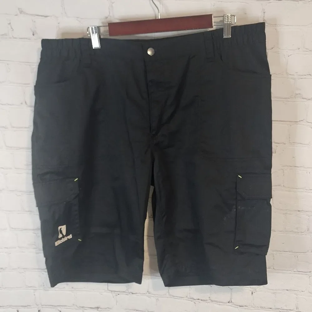 Men's Ellobird Black Cargo Shorts
